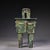 Late 19th Century Bronze Rectangular Ritual Vessel With Taotie Masks For Sale - Image 4 of 10
