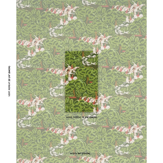 Part of the New Yorker Collection, Margaret Schloeman's Fox Chase fabric was inspired by the artist's fabulous...