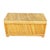 Restored Mid-Century Split Reed Rattan & Pine Trunk W/ Brass Paktong Latch For Sale - Image 9 of 13