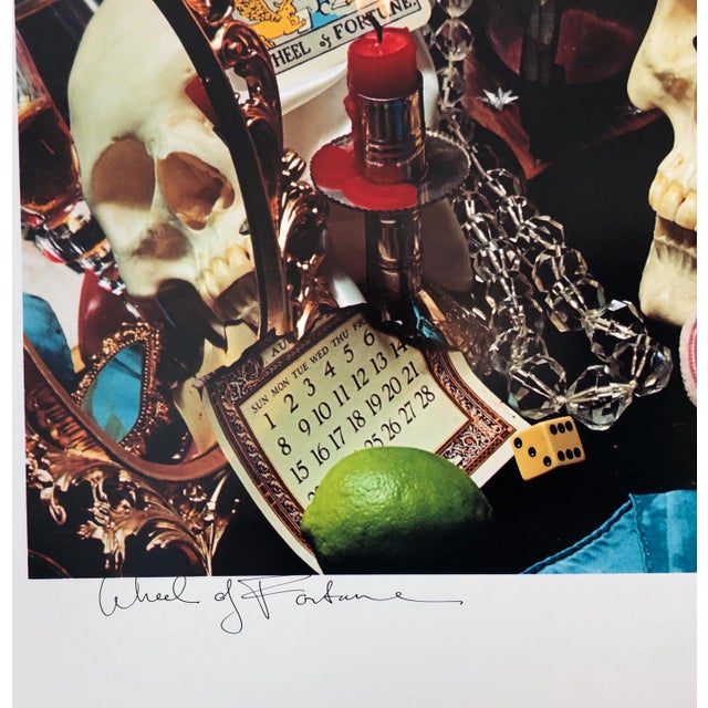 Audrey Flack, Pop Art Color Photograph Dye Transfer Print Audrey Flack Tarot Card, Skull Photo, 1984 For Sale In Miami - Image 6 of 11