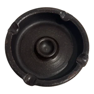 1960s Brown Pottery Ashtray