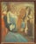 Woman in Black Dress Pulp Art Portrait/Couple Dancing Figurative, 2 Sided For Sale - Image 4 of 5