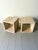 Cubical Travertine Marble Side Tables, Italy, 1980s, Set of 2 For Sale - Image 4 of 18