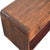 Wood Chestnut-Finish Mango Wood Curved Slim Coffee Table For Sale - Image 7 of 8