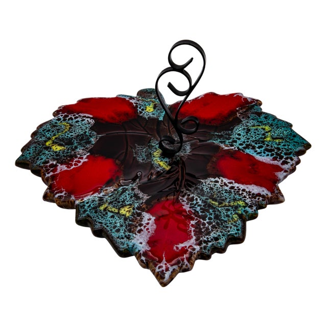 Cheese Plate from Vallauris, 1970s For Sale