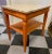 Fun mid-century marble top end-table recently painted in Barcelona Orange with a dark wax finish. The top is the original...