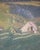 Wood Large Antique European Pastoral Landscape Oil Painting, Signed, Circa 1920s–1940s For Sale - Image 7 of 8