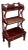 Vintage Waterfall Bookcase, English, Whatnot, Book Shelf Stand, Regency Revival For Sale