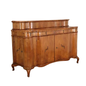 Antique Baroque Sideboard in Walnut