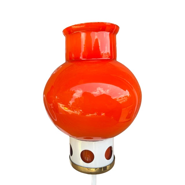 Red Drukov Brno Wall Lamp, Czechoslovakia, 1970s. For Sale - Image 8 of 12