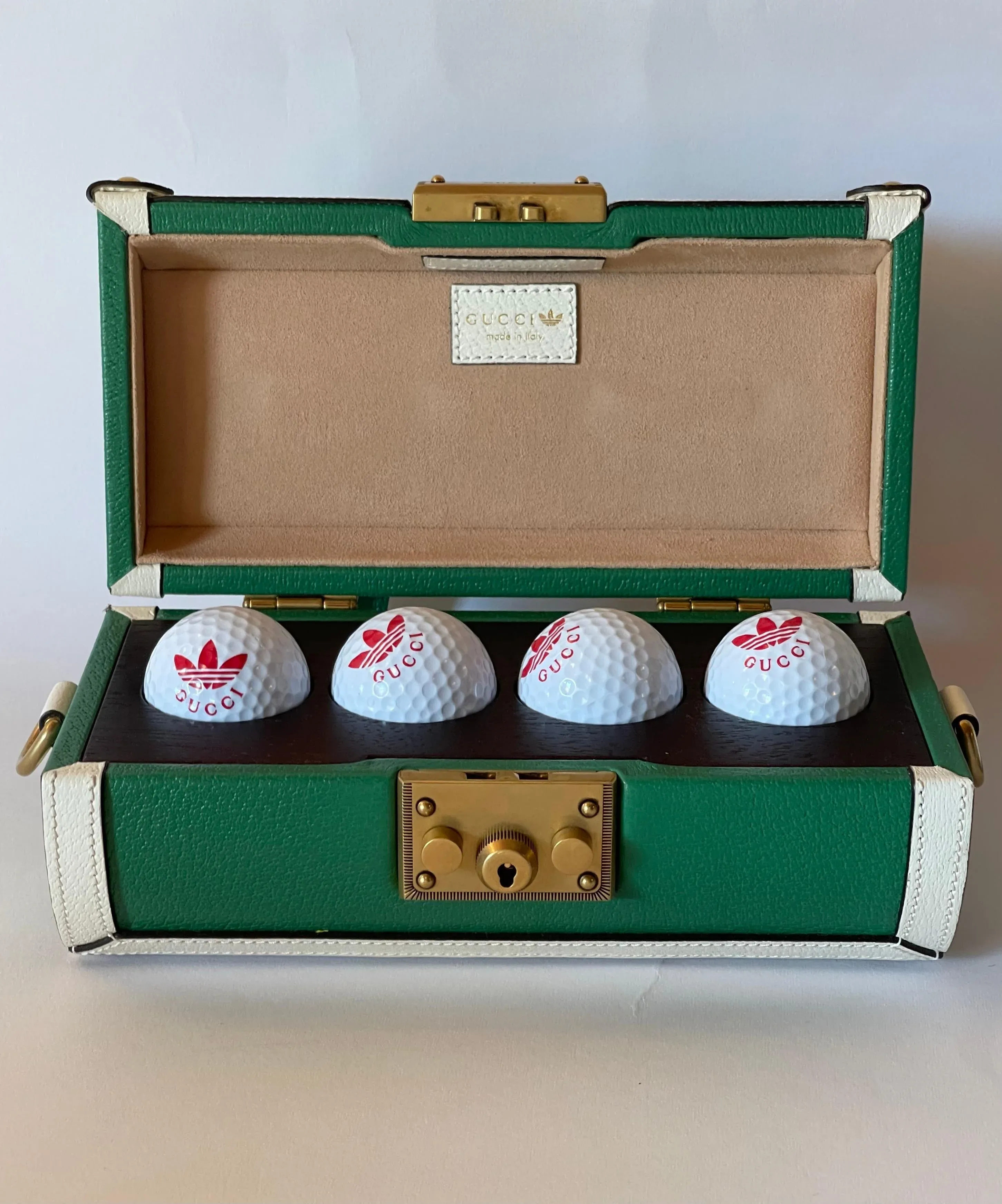GUCCI Golf Ball Case Bag by Adidas x GUCCI | Chairish