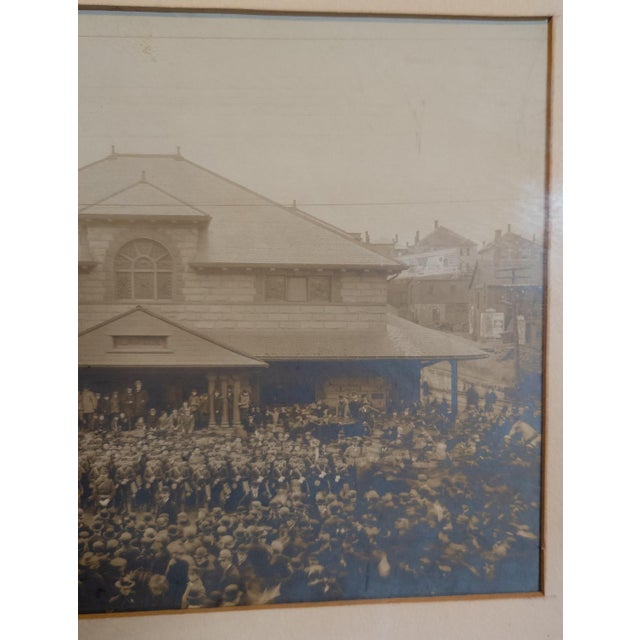 19th Century Photograph of Spanish American War Soldiers at Boston Lowell Railroad Depot For Sale In New York - Image 6 of 11