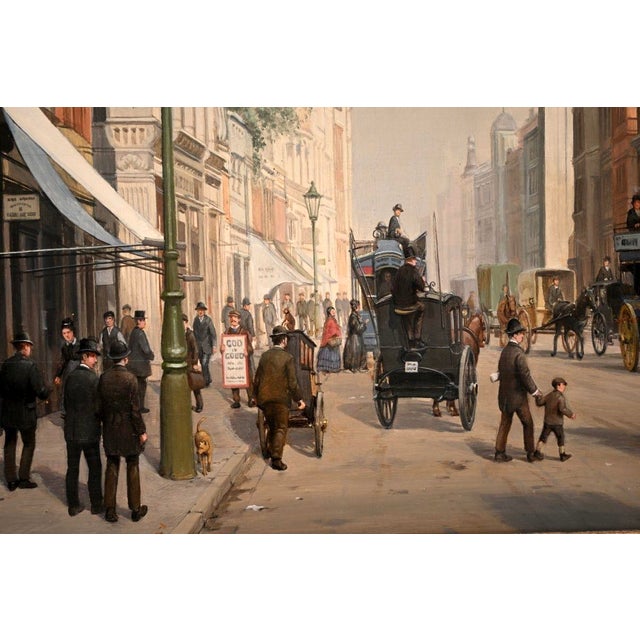 Reginald Edward Arnold, Bow Church, Oil Painting, Framed For Sale - Image 4 of 10