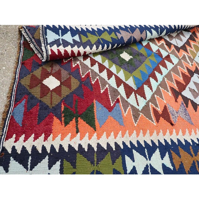 Galerie Shabab Collection Mid-20th Century Persian Flatweave Kilim Rug For Sale - Image 10 of 10