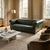 American Emerald Green Leather Double-Sided Chesterfield Sofa For Sale - Image 3 of 5