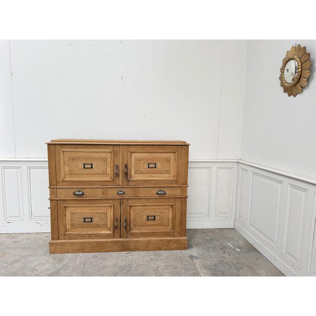 Antique Oak Notarys Cabinet, 1900s For Sale - Image 3 of 8