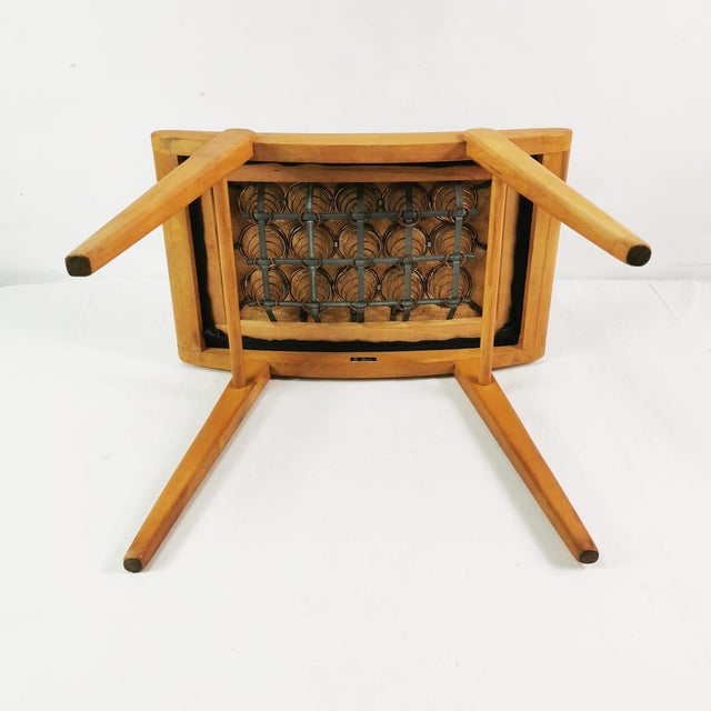 Brown Vintage German Stool from Casal, 1960s For Sale - Image 8 of 13