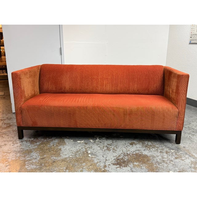 Design Plus Gallery presents the Shelter Sofa from Crate & Barrel. The Shelter combines a platform-style wood base, a...