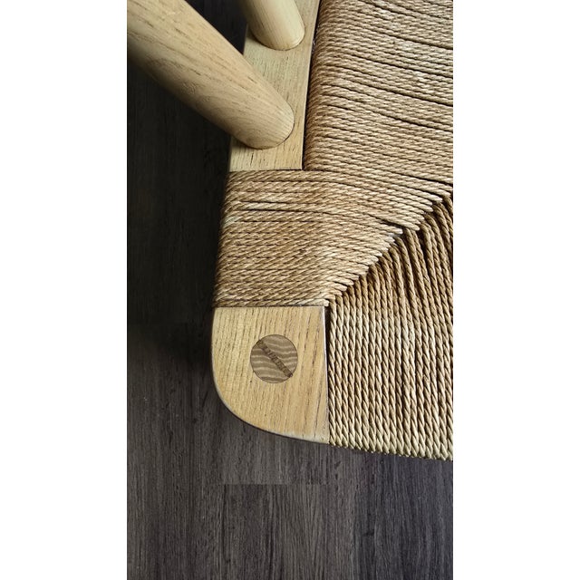 1950s 1950s Original Hans J. Wegner Pp550 Peacock Chair by Johannes Hansen Denmark For Sale - Image 5 of 10