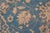 1990s Bohemien Ziegler Blue Beige Hand-Knotted Wool Rug - 9'2'' X 11'10'' For Sale In New York - Image 6 of 7