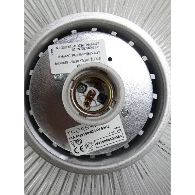 1990s Industrial Pendant Light in Prismatic Glass, 1998 For Sale - Image 5 of 11