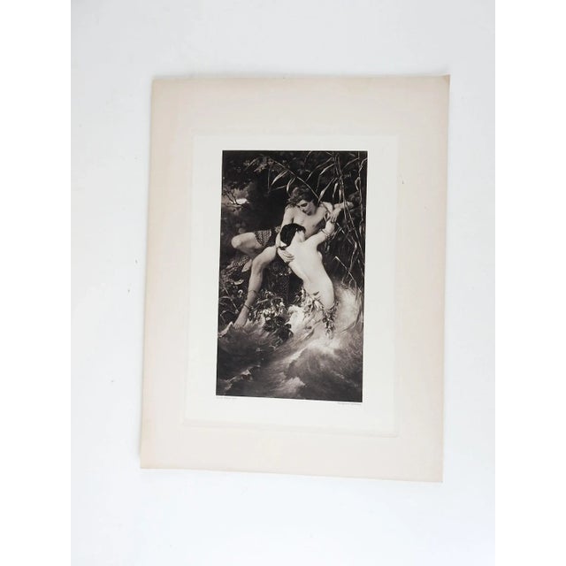 Collection of 6 Circa 1890's photogravure prints on paper. Variety of classic artwork represented, published by Hans...