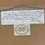 Brown Salvaged Framed Chaim Gross Shipping Parcel Label With Personal Note on Back, Ephemera For Sale - Image 8 of 8