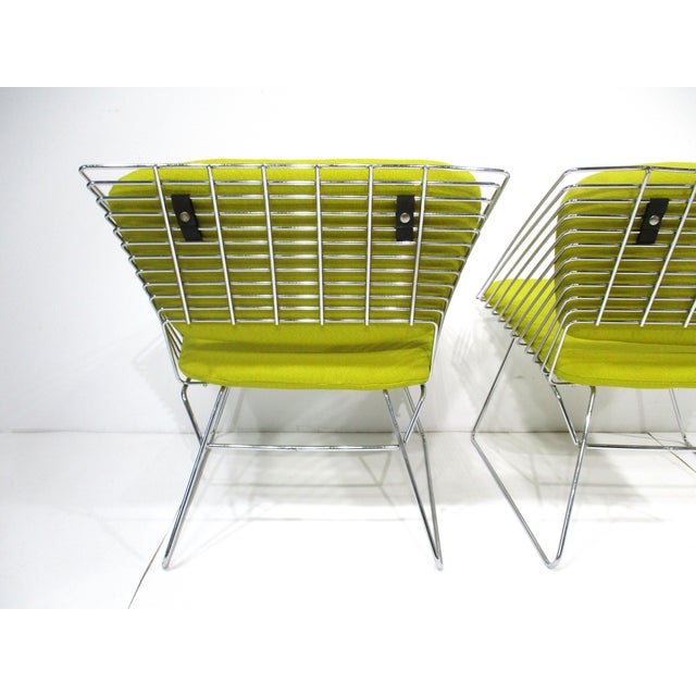 Verner Panton Chrome Grid Chairs for Fritz Hansen Denmark For Sale - Image 10 of 12