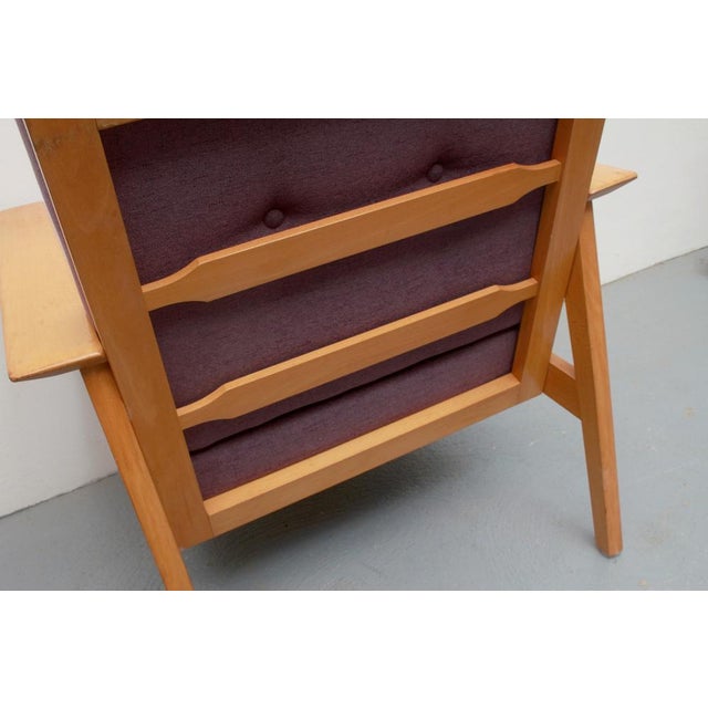 Armchair with Cushion in Light Violet, 1965 For Sale - Image 11 of 14