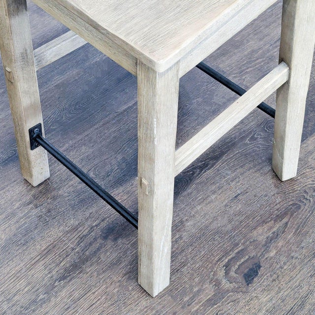 Pottery Barn Benchwright Seadrift Counter Stool For Sale In San Francisco - Image 6 of 8
