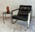 Add timeless sophistication to your space with this stunning vintage modern chrome and leather lounge chair. Featuring a...