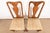 1970s Ethan Allen Queen Anne Solid Carved Maple Side Chairs or Dining Chairs, Pair For Sale - Image 5 of 12
