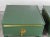 Vintage Chin Hua Ming Tables in Green and Gold - Newly Painted For Sale - Image 11 of 12