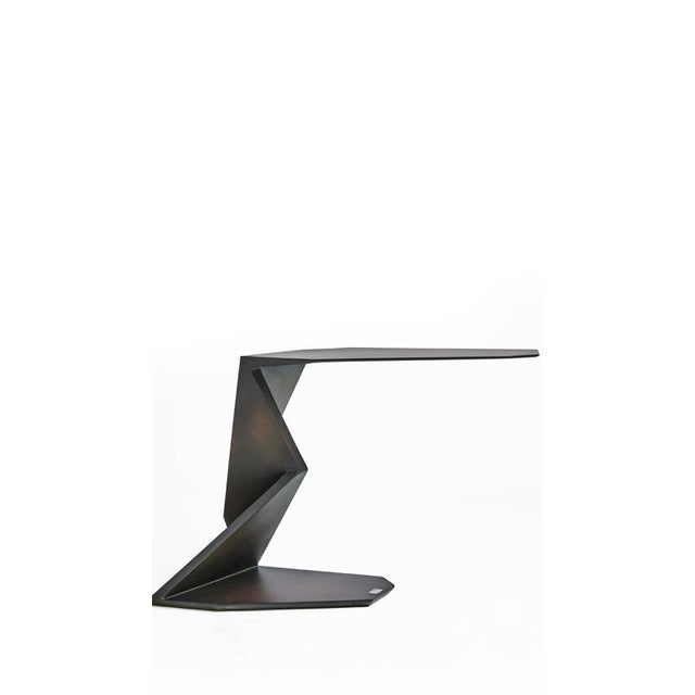 Samotrax console, anti-flex metal core and aluminium plates by orfeo studio dimensions: w 130 x d 50 x h 90 cm. Material:...