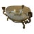 Antique 19th Century French Gilt Brass & Glass Centerpiece Candelabra Bowl For Sale