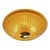 Gold Venetian Lens Amber Graniglia Murano Glass Flush Mount by Simoeng for Simoeng For Sale - Image 8 of 8