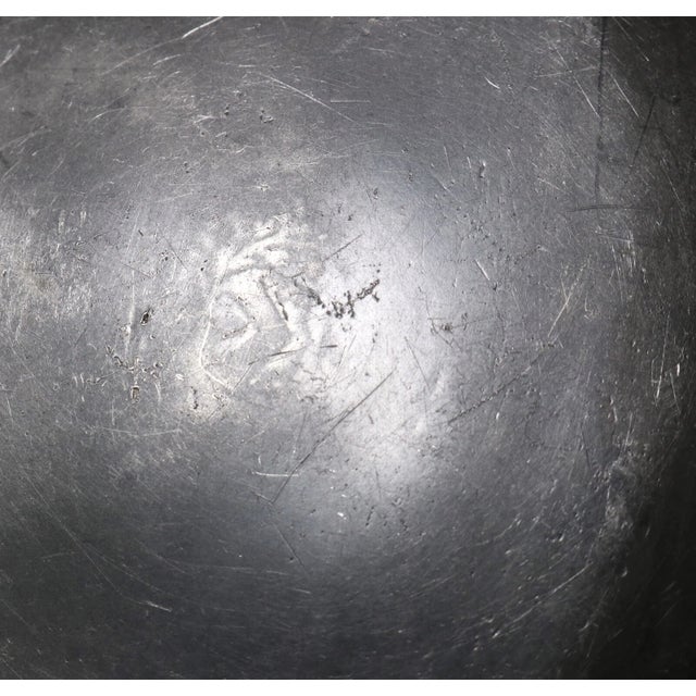 Rare Antique 18th Century Master Benjamin Foster Forged Pewter Dinner Plate Dish For Sale - Image 11 of 11