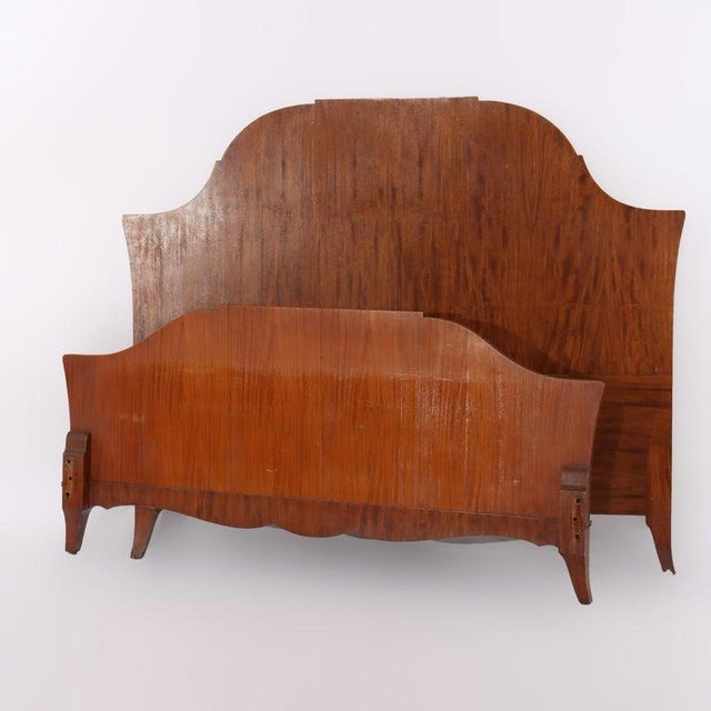 Antique Satinwood Adams Style Head & Foot Boards C1930 For Sale - Image 9 of 17