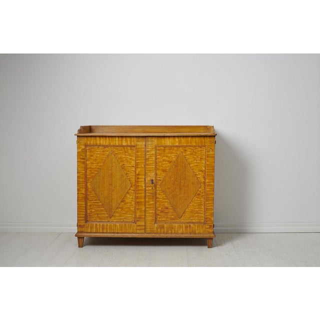 Gold Antique Swedish Gustavian Sideboard For Sale - Image 8 of 16