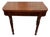 Early 19th Century Mahogany Sheraton-Style Lift-Top Console / Hallway Table With Barley Twist Legs For Sale