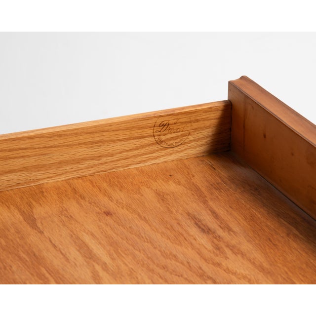 Mid Century Barney Flagg Drexel Parallel Walnut End Table Nightstand 1961 For Sale - Image 13 of 13