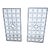 Hand Wrought Iron Window Panels a Pair For Sale
