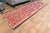 1970s Vintage Handmade Wool Cotton Pink Runner Rug For Sale - Image 9 of 11