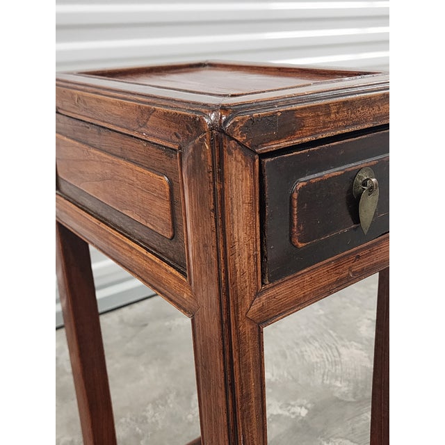 Antique Chinese Late 19th Century Elmwood Chinese Flower Stand From Jiangsu For Sale In New York - Image 6 of 12