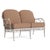 Brown Jordan Calcutta Loveseat, Dove frame with Fusion Clay fabric For Sale - Image 12 of 12