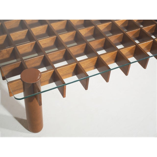 Mid-Century Modern Kyoto Coffee Table attributed to Gianfranco Frattini for Ghianda, Italy, 1970s For Sale - Image 3 of 18