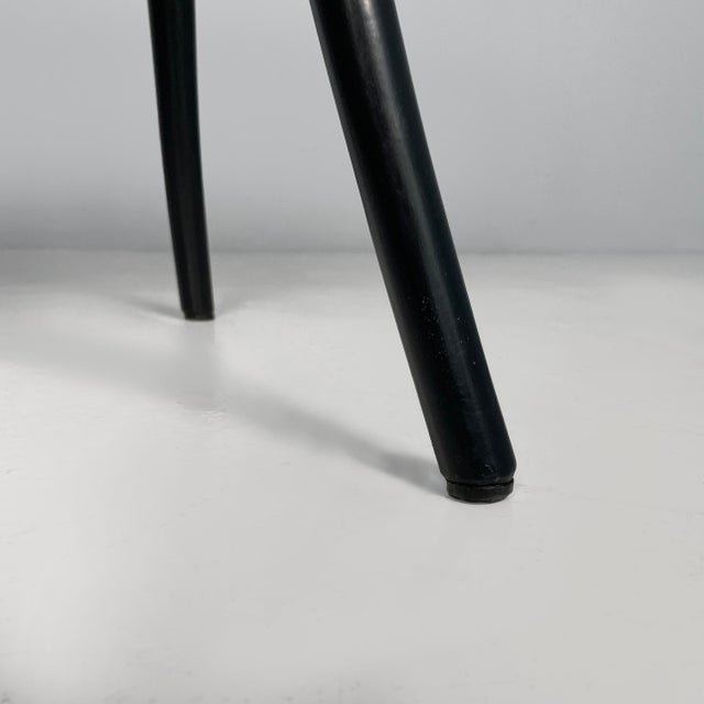 Austrian Modern Straw and Black Wood Chairs 209 by Michael Thonet for Radomsko, 1970s, Set of 4 For Sale - Image 13 of 15