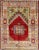 Textile 1930's Antique Prayer Design Turkish Rug in Colorful Geometric Pattern For Sale - Image 7 of 7