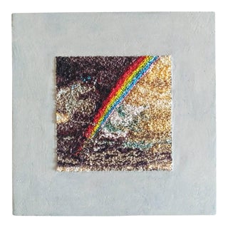 Modern Venetian Smalti "Rainbow" Micromosaic Picture For Sale