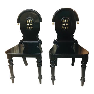 James Shoolbred Furniture London Chairs - a Pair For Sale